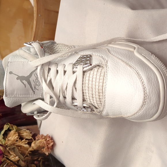 Air Jordan 4 retro White on white - Picture 8 of 10